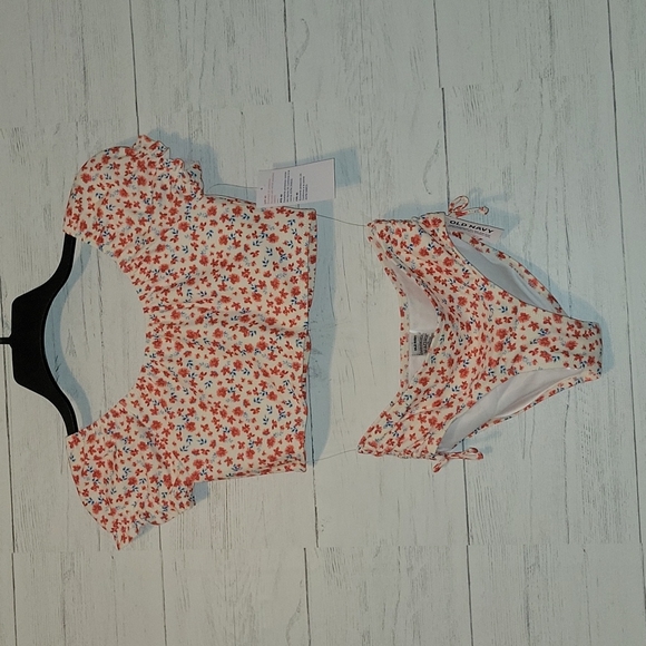 NWT | Old Navy Puff-Sleeve Bikini Swim Set | Large - Picture 3 of 8